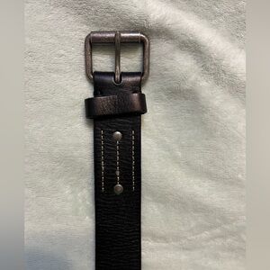 Lands End Size 38 Black Jeans Belt